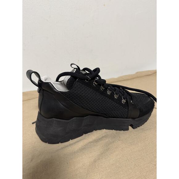 Pierre Hardy Shoes Mens Size EU 42 Black High Top Knit Lug Sole Trail Sneakers main image 8